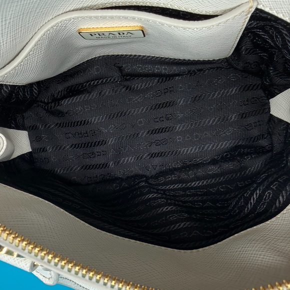 Prada Cream Mini Leather Bag - Picture 9 of 11